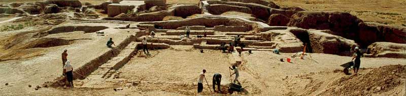 Раскопки столицы парфян города Ниса